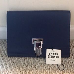 SOLD - Opening Ceremony Blue Clutch